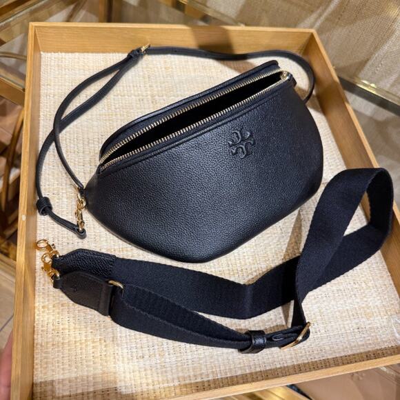 Tory Burch Handbags - Best price ‼️Tory Burch Thea Belt Bag 165917 Pebbled Leather Black, $390